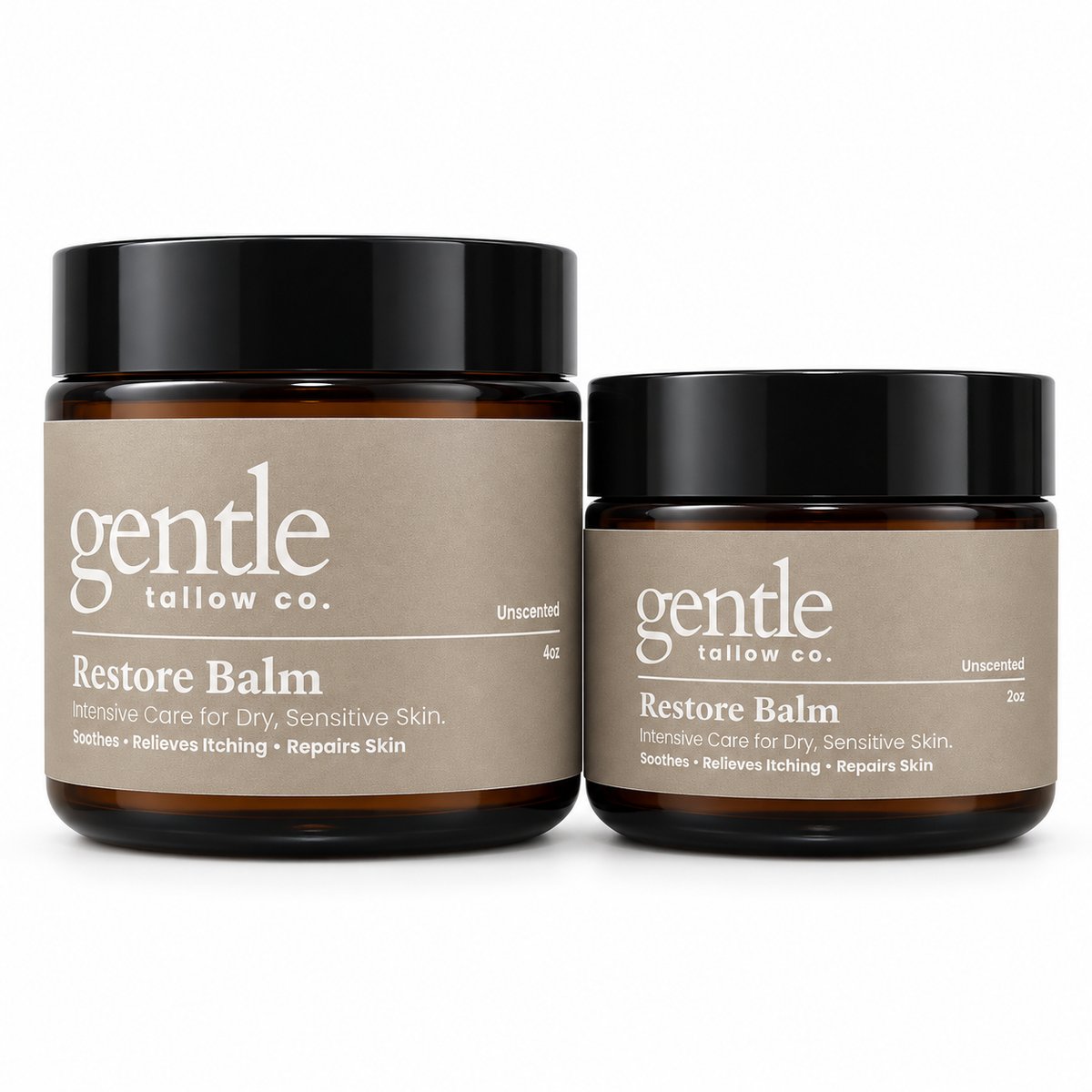 Restore Balm | Tallow Balm for Eczema Flare-Ups & Irritated Skin
