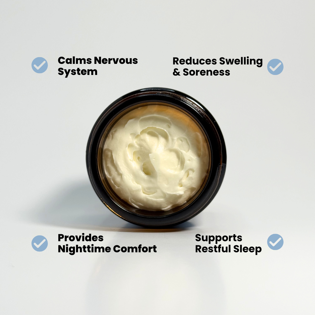 Grass-fed tallow magnesium balm texture and benefits – natural sleep and muscle recovery balm